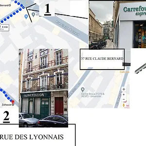 Petite Maison Avec Cour Dans Les Beaux Quartiers-vous Faites Le Menage- Very Good Prices For T-h-e Location But You Have To Clea-n Th-e Flat Apartamento